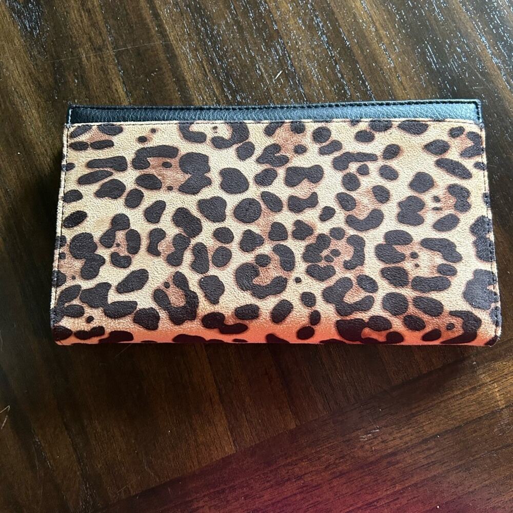 Inc leopard print women’s wallet